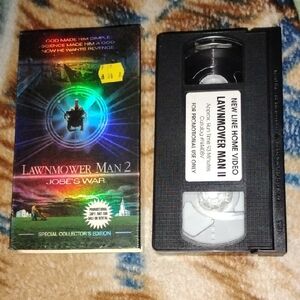 Vintager Lawnmower Man 2: Jobe's War VHS Movie Tape Sci-Fi Horror SCREENER DEMO